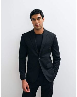 Abercrombie & Fitch Collins Slim Fit Single Breasted Blazer Co-ord - Blue