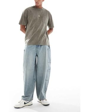 ASOS Oversized Balloon Jeans - Blue