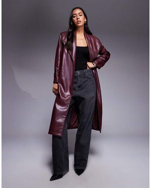 River Island Cappotto Lungo - Blu