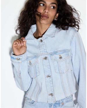 Stradivarius Denim Jacket - Blue