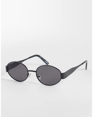 JJXX Circle Metal Sunglasses - Black