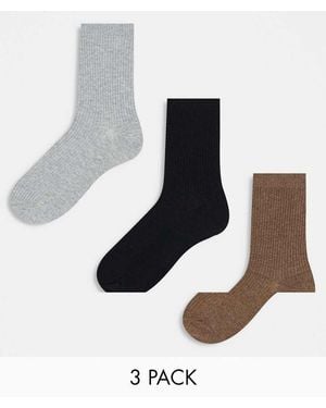 Pieces 3 Pack Socks - White
