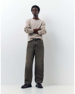 Pull&Bear baggy Jeans - White