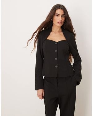 Y.A.S Sculpted Tailored Blazer Co-ord - Black