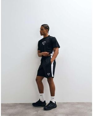Nike Football Dri-fit Academy+ Logo Shorts - Grey