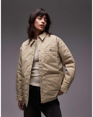 Lacoste Shacket - Brown