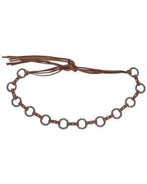 Bershka Ring Belt - White