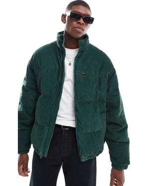 Levi's Western Super Down Cord Puffer Jacket - Green