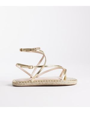 Raid Wide Fit Danita Espadrille Flat Sandals - White