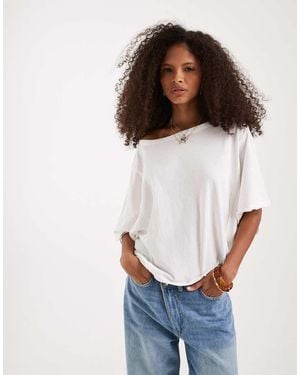 Free People Next Level Boxy Cropped T-shirt - White