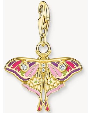 Thomas Sabo Plated Charm Pendant - Blue