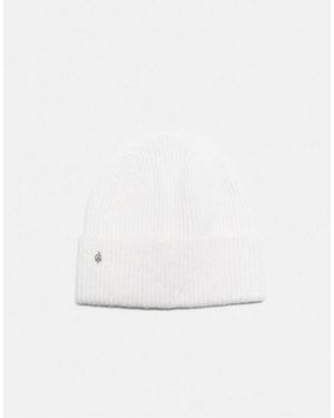Stradivarius Basic Knit Hat - White