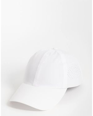 4505 Quick Dry Performance Adjustable Running Cap - White
