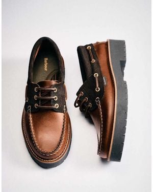 Barbour Darras Boat Shoes - Brown