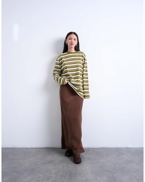 Jupe Topshop Beige Ligne A Taille 12 - Occasion Très Bon état, Doublée