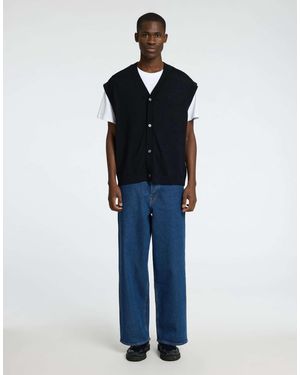 SELECTED – weite jeans - Blau