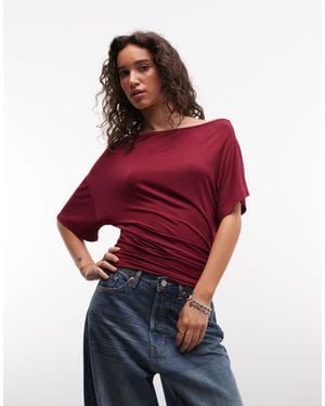 Collusion Drapey Off Shoulder - Red