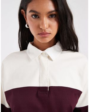GANT Rugby Polo Sweatshirt - Red