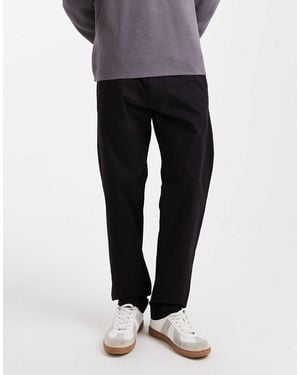Jack & Jones Relaxed Fit Chino With Drawstring Waist - Black