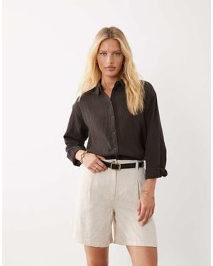 Jdy Camicia Ampia - Marrone