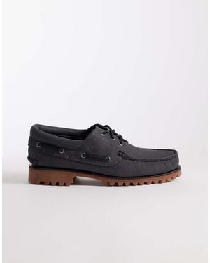Timberland Authentic 3 Eye Boat Shoe - Blue