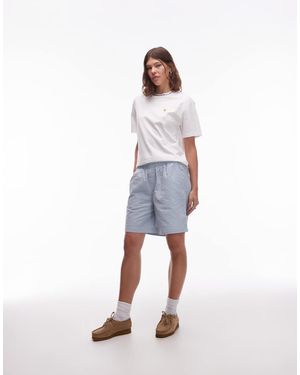 Carhartt Toland Seersucker Regular Fit Short Co-ord - White
