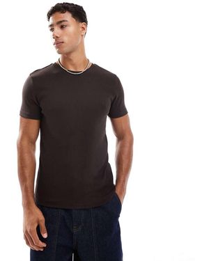 ASOS Essentials Muscle Fit T-Shirt - Black