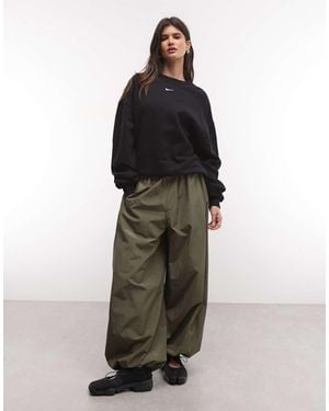 Nike Studio Fleece Mid-Weight Oversized Sweatshirt - Black