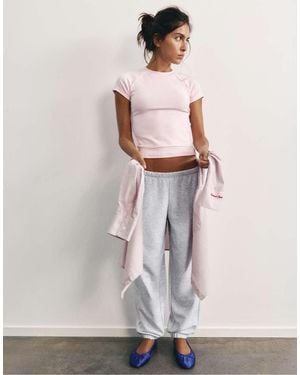 Pull&Bear Basic jogger Trousers - Pink