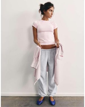 Pull&Bear Basic Joggerbroek - Roze