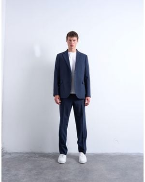 TOPMAN – relaxed-fit-anzugjacke - Blau