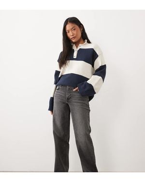 Miss Selfridge Straight Leg Jeans - Blue