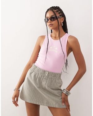 Collusion Printed Vest Top - Multicolor