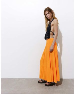 Pull&Bear – midirock - Orange