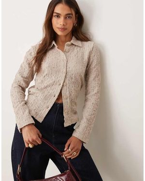 Jdy Camicia Testurizzata - Neutro