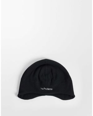 No Problemo Beanie mit mini-logo - Schwarz