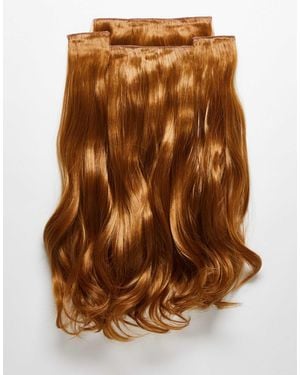 Lullabellz Super Thick 22' 5 Piece Blow Dry Wavy Clip - Brown