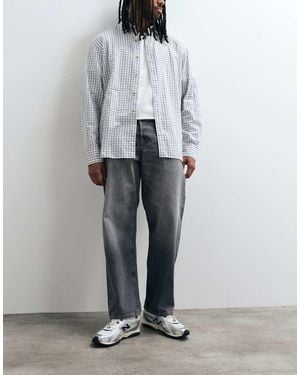 Jack & Jones Vaqueros Baggy Alex En Lavado Gris Desteñido