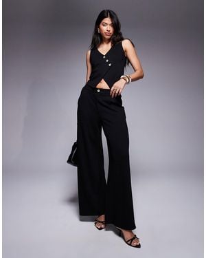 ASOS Pantalon large d'ensemble - Bleu