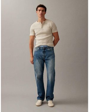 Weekday Space Relaxed Fit Straight Leg Jeans - Blue