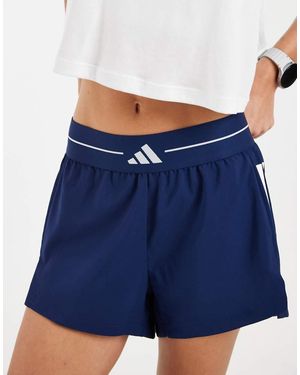 adidas Originals Hyperglam 3-Stripes Woven Shorts - Blue
