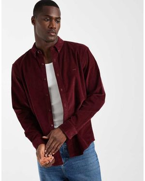 Levi's Camicia Autentica Button-Down Bordeaux - Rosso