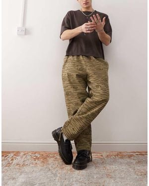 Santa Cruz Unite Wood Print Trousers - Natural