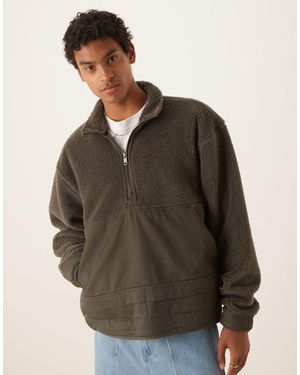 adidas Originals Premium Essentials Half-zip Sweat - Brown