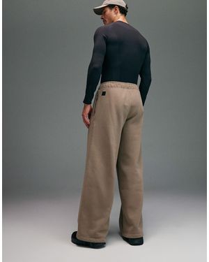 4505 Rest Day Heavyweight 440gsm Cotton Super Oversized jogger With Zip Pockets - Gray