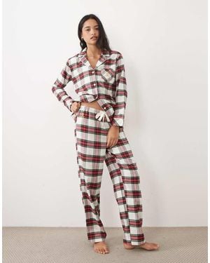 Ralph Lauren Brushed Cotton Sleep Pant - White