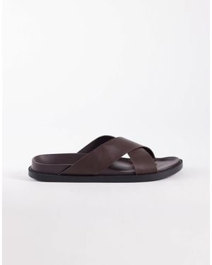 SEQWL – kidman – flache sandalen - Braun