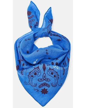 Pull&Bear Bandana Con Stampa - Blu