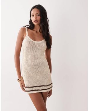 Rhythm – coast – mini-strickkleid - Weiß