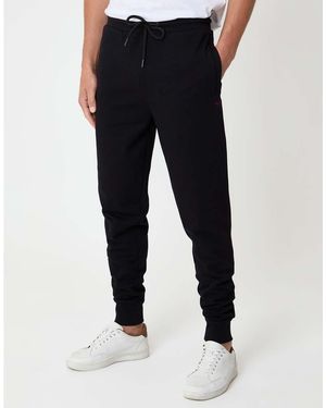 Threadbare Joggers Negros De Mezcla De Algodón De - Azul